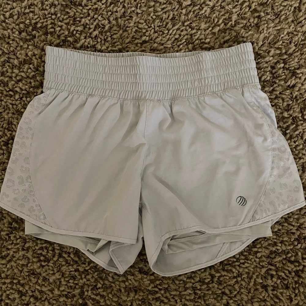 MPG Light Gray Athletic Shorts